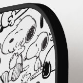 Snoopy Smile Giggle Laugh Pattern Pickleball Paddle (Links Detail)