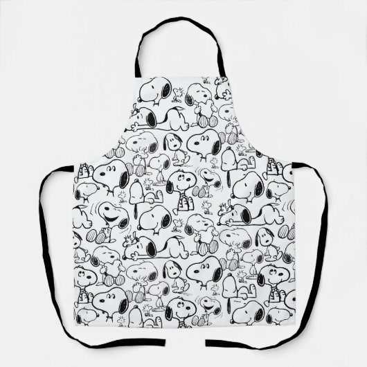 Snoopy Smile Giggle Laugh Pattern Schort (Voorkant)