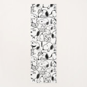 Snoopy Smile Giggle Laugh Pattern Yogamat (Voorkant)