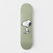 Snoopy Smile Giggle Laugh Persoonlijk Skateboard (Voorkant)
