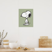 Snoopy Smile Giggle Laugh Poster (Keuken)