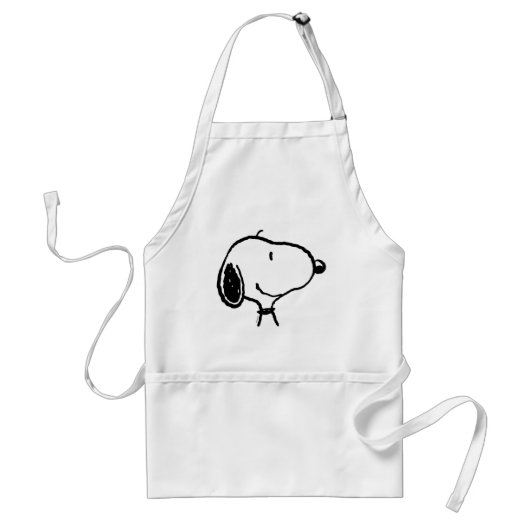 Snoopy Smile Giggle Laugh Standaard Schort (Voorkant)