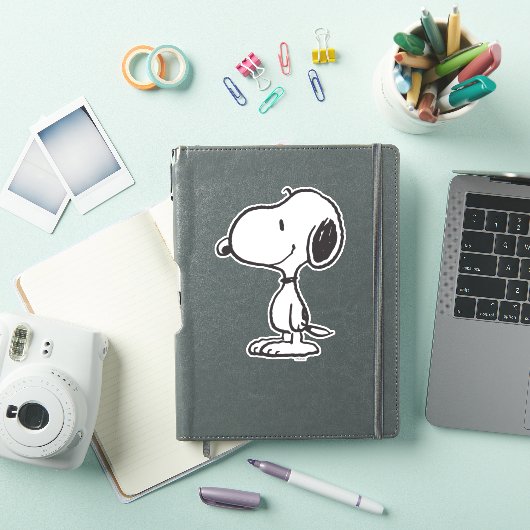 Snoopy Smile Giggle Laugh Sticker (iPad Cover)