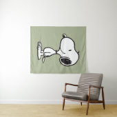 Snoopy Smile Giggle Laugh Wandkleed (In Situ (horizontaal))