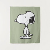 Snoopy Smile Giggle Laugh Wandkleed (Voorkant)