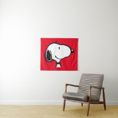 Snoopy Smile Giggle Laugh Wandkleed (In Situ (horizontaal))