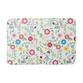 Snoopy So Sweet Flower Pattern Badmat (Voorkant)