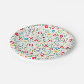 Snoopy So Sweet Flower Pattern Papieren Bordje (Gekanteld)