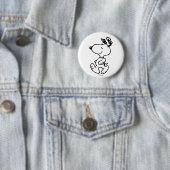 Snoopy So Sweet Flower Pattern Ronde Button 5,7 Cm (In situ)