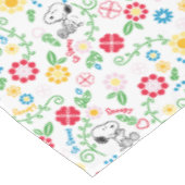 Snoopy So Sweet Flower Pattern Tafelkleed (Gekanteld)