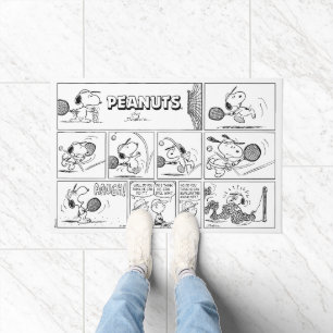 Snoopy speelt tennis deurmat