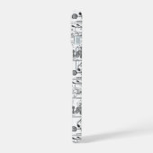 Snoopy speelt tennis iPhone 15 case (Linkerkant)