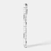 Snoopy speelt tennis iPhone 15 case (Rechterkant)