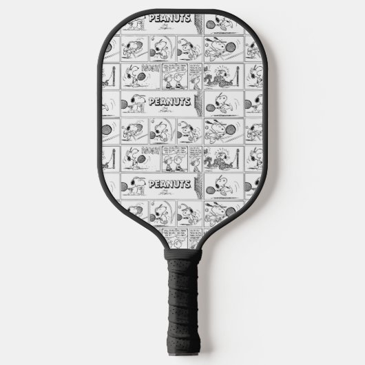 Snoopy speelt tennis pickleball paddle (Voorkant)
