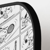 Snoopy speelt tennis pickleball paddle (Links Detail)