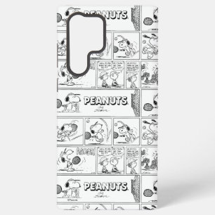 Snoopy speelt tennis samsung galaxy hoesje
