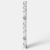 Snoopy speelt tennis samsung galaxy hoesje (Linkerkant)