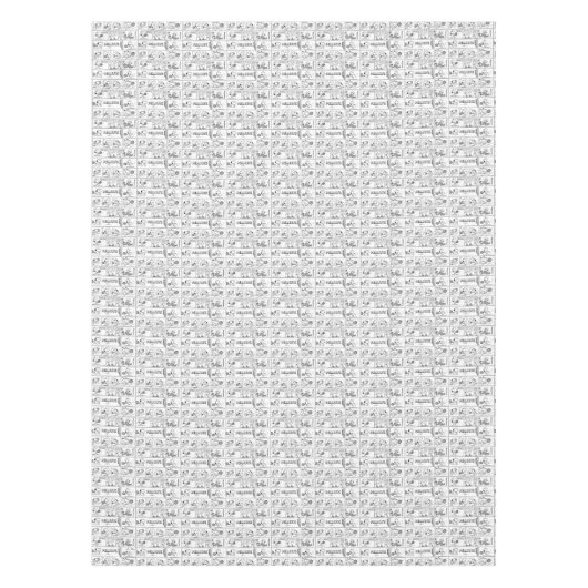 Snoopy speelt tennis tafelkleed (Voorkant)