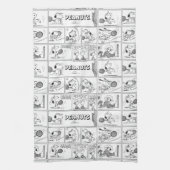 Snoopy speelt tennis theedoek (Verticaal)