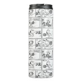 Snoopy speelt tennis thermosbeker (Achterkant)