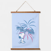 Snoopy Star Spangled Fun Hangend Wandkleed (Voorkant)