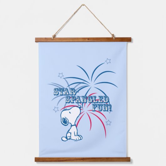 Snoopy Star Spangled Fun Hangend Wandkleed (Voorkant)
