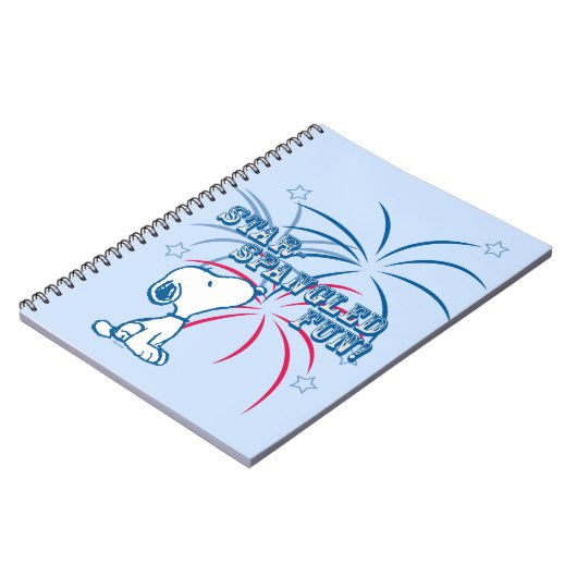 Snoopy Star Spangled Fun Notitieboek (Linkerzijde)
