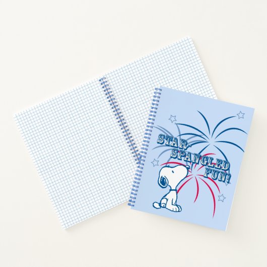 Snoopy Star Spangled Fun Notitieboek (Binnen)
