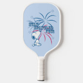 Snoopy Star Spangled Fun Pickleball Paddle (Achterkant)