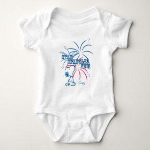 Snoopy Star Spangled Fun Romper
