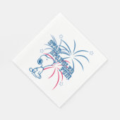 Snoopy Star Spangled Fun Servet (Hoek)