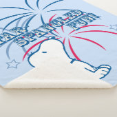 Snoopy Star Spangled Fun Sherpa Deken (3/4)