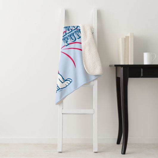 Snoopy Star Spangled Fun Sherpa Deken (In situ)