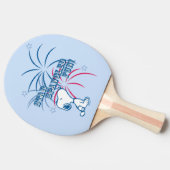 Snoopy Star Spangled Fun Tafeltennisbatje (Zijkant)
