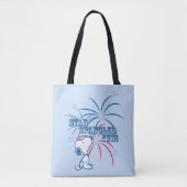 Snoopy Star Spangled Fun Tote Bag (Voorkant)