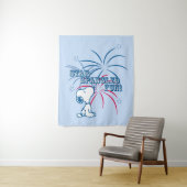 Snoopy Star Spangled Fun Wandkleed (In situ)
