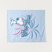 Snoopy Star Spangled Fun Wandkleed (Voorkant (horizontaal))