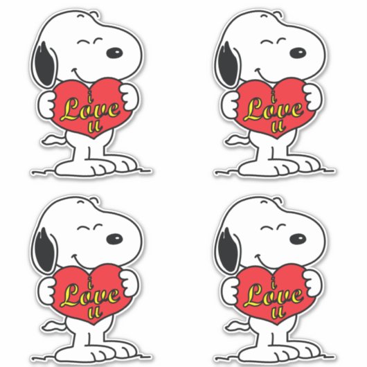 Snoopy Sticker (Voorkant)