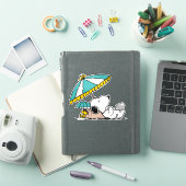 Snoopy Strand Dromen Sticker (iPad Cover)