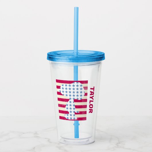 Snoopy  strips acryl drinkbeker (Voorkant)