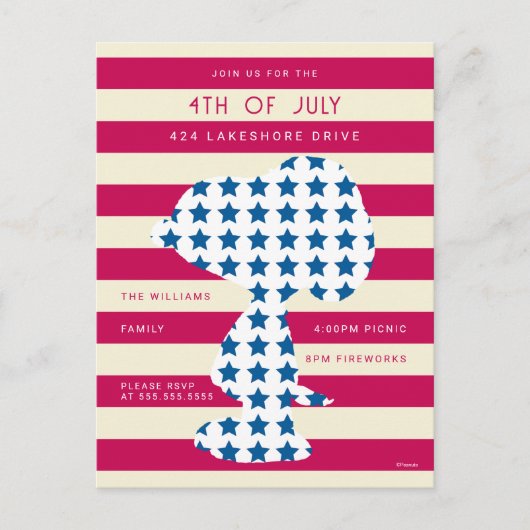 Snoopy strips briefkaart (Voorkant)