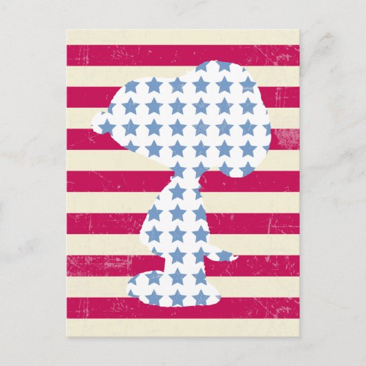 Snoopy  strips briefkaart (Voorkant)