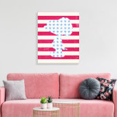 Snoopy strips canvas afdruk (Insitu (Woonkamer))