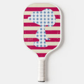 Snoopy  strips pickleball paddle (Achterkant)