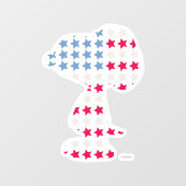 Snoopy  strips raamsticker (Vel)