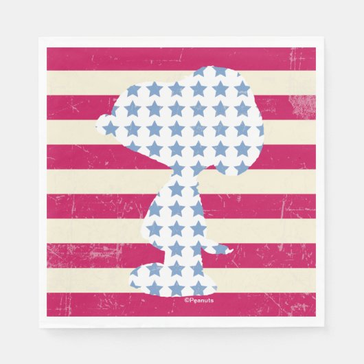 Snoopy  strips servet (Voorkant)