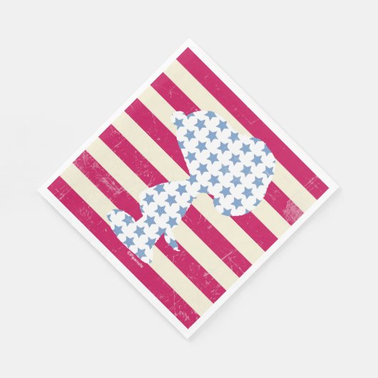 Snoopy strips servet (Hoek)