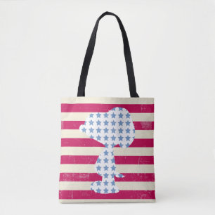 Snoopy  strips tote bag