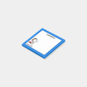 Snoopy the Flying Ace | Jouw namen toevoegen Post-it® Notes (Schuin)