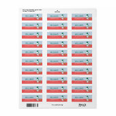 Snoopy Top Hat Pepermunt Snoep Etiket (Full Sheet)